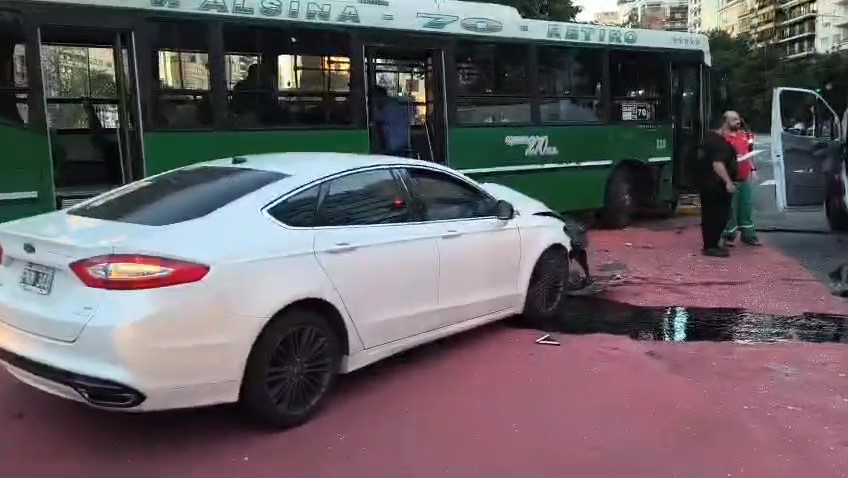 De Retiro a la General Paz: varios heridos por distintos choques en la Ciudad de Buenos Aires
