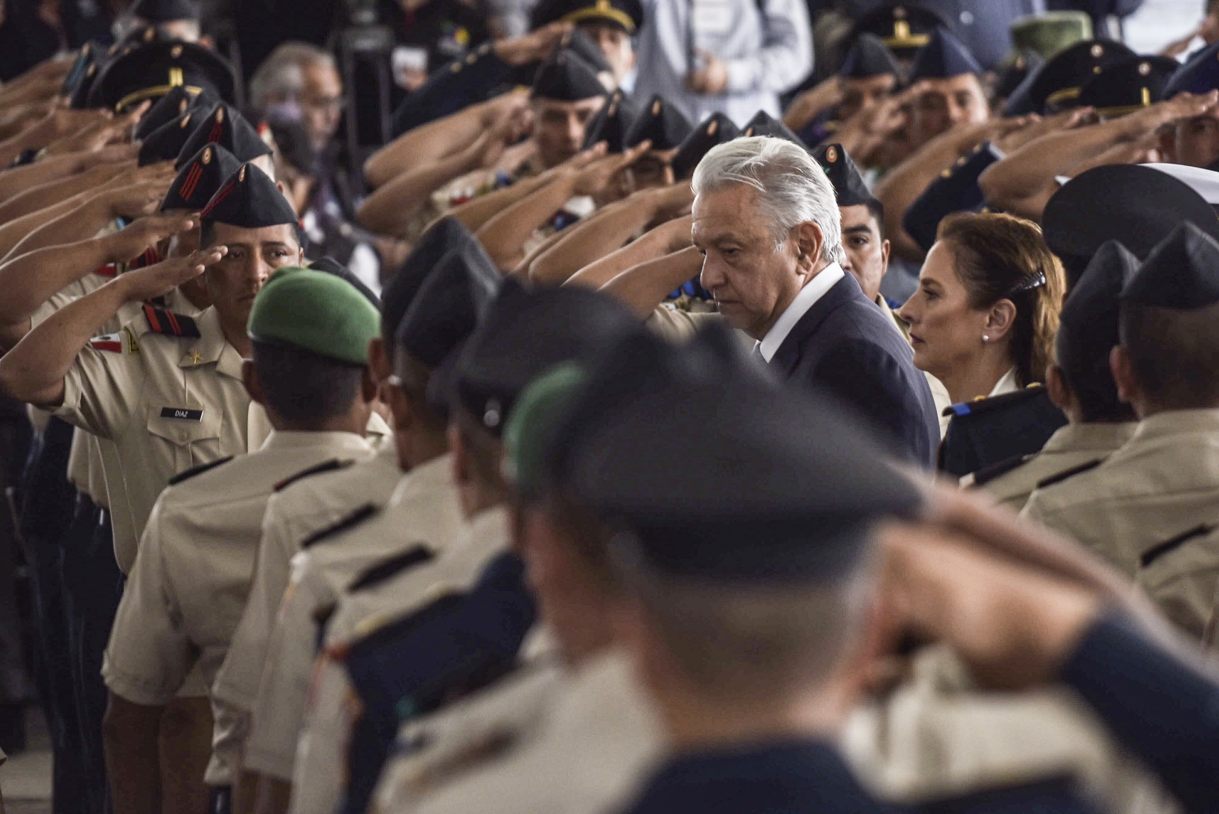 López Obrador ha empoderado a los castrenses con tendencias de la militarización al militarismo (Foto: Mario Jasso/ cuartoscuro.com)