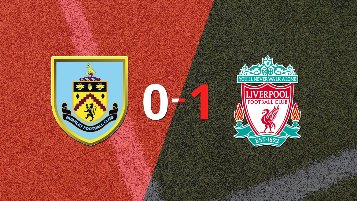 Liverpool derrotó a Burnley 1 a 0
