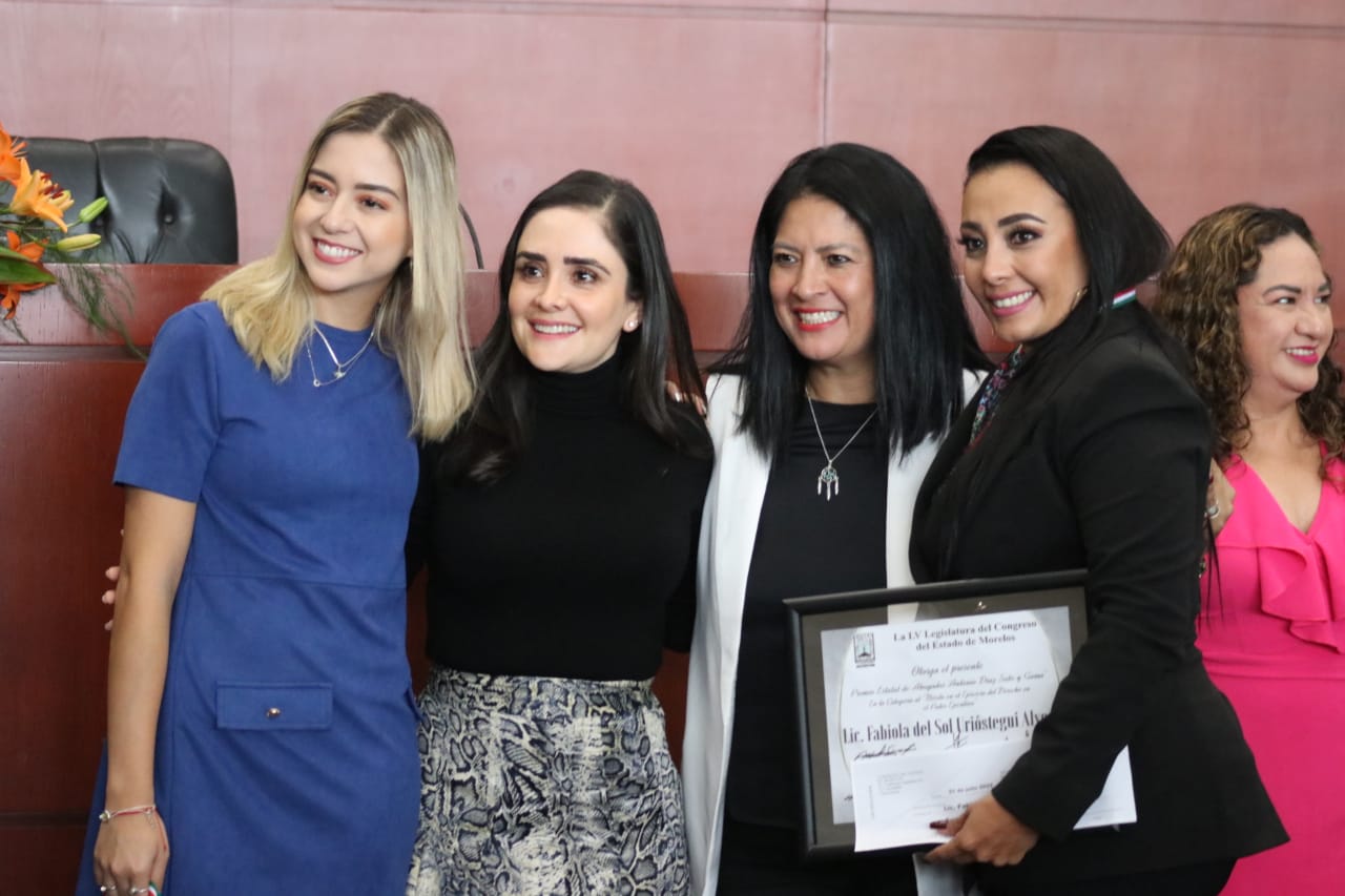 The delivery of the State Award for Lawyers "Antonio Diaz Soto y Gama" it was the last public event he attended. (Photo: Twitter/@MorelosCongreso).
