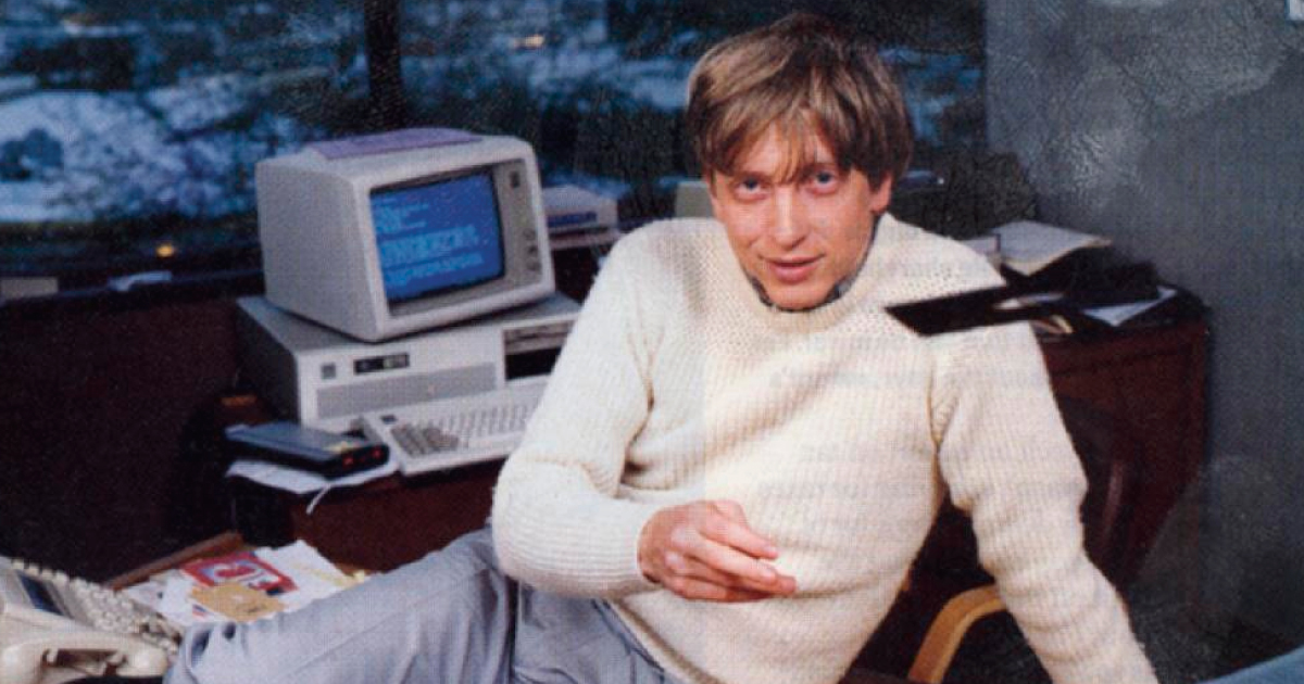 Fotos de líderes de tecnología cuando eran jóvenes. (captura: YouTube)