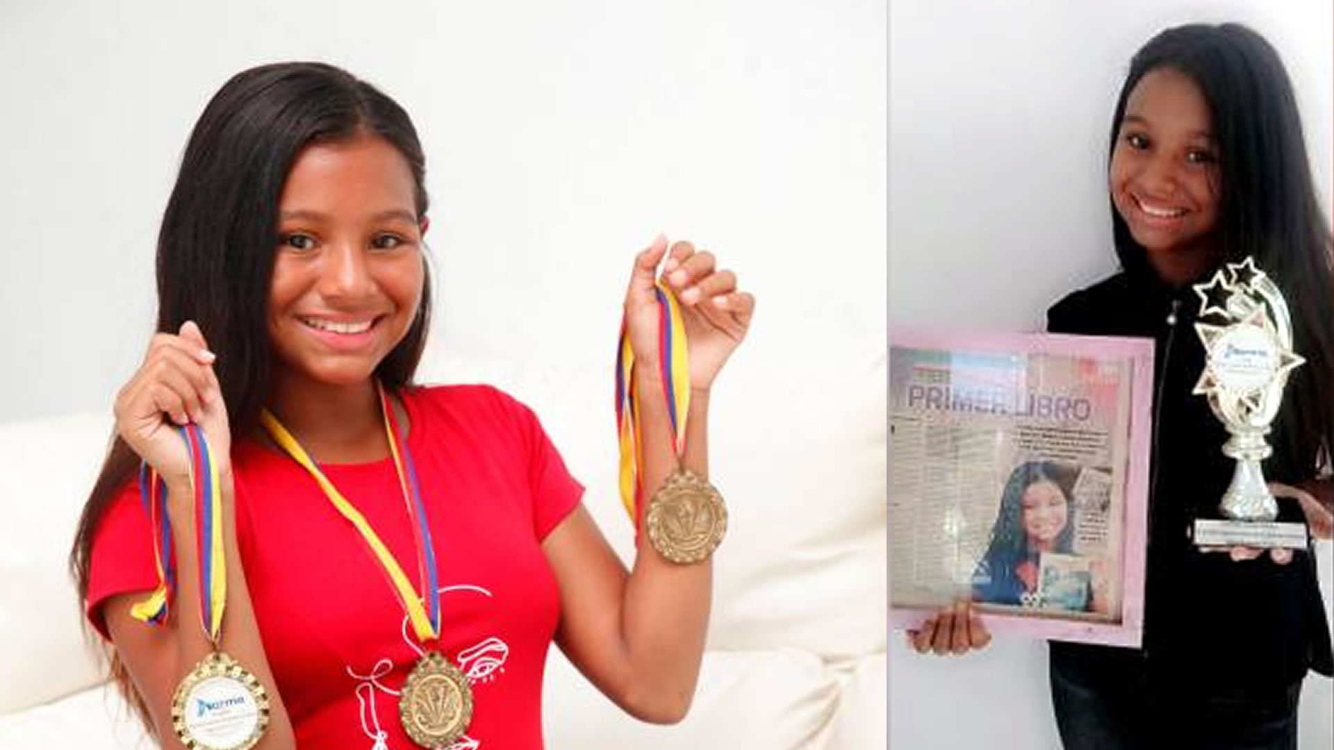 Samantha Pardo, la niña prodigio de solo 10 años que ganó una beca para estudiar en los Estados Unidos.