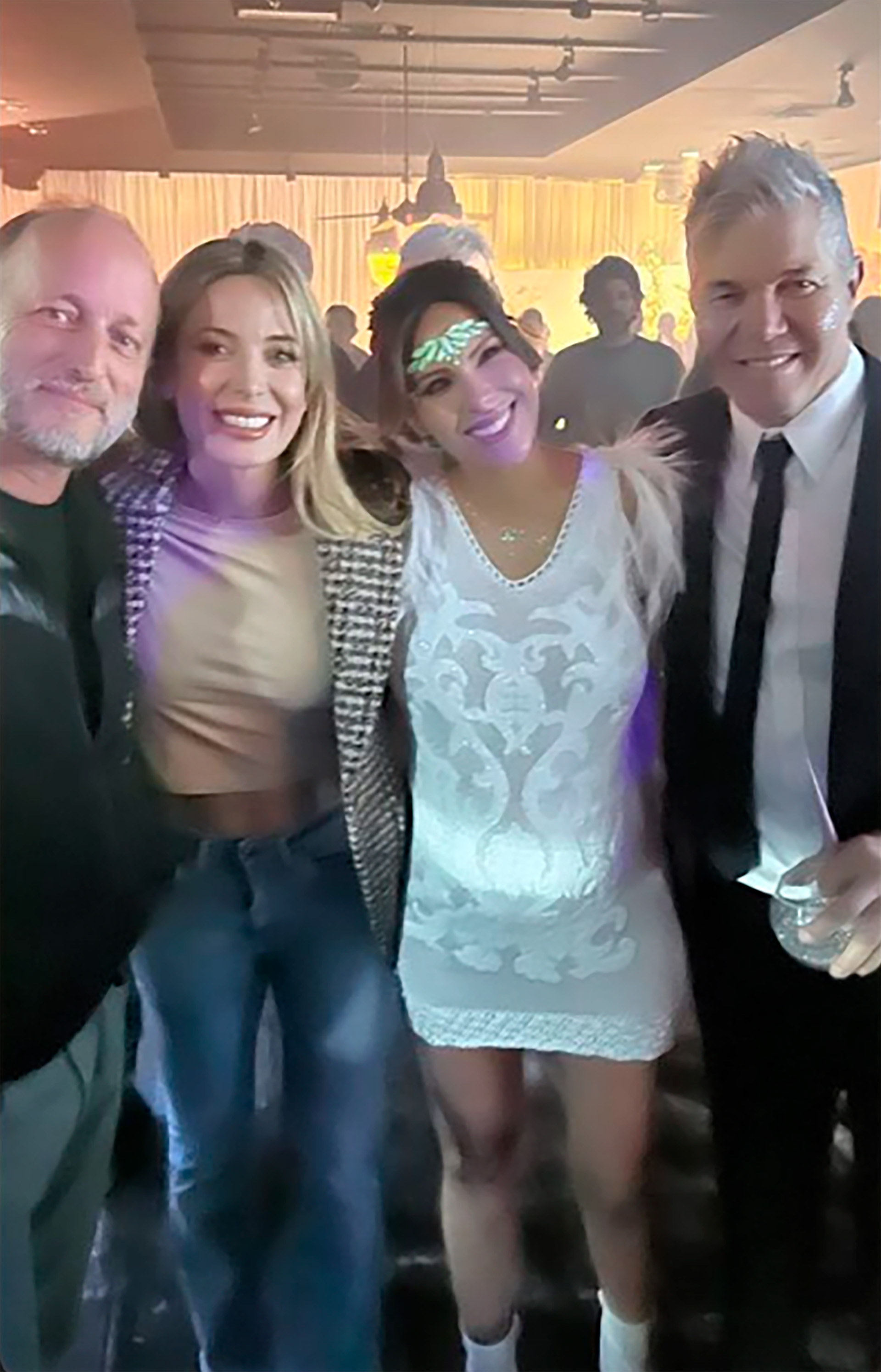 Barby Franco y Fernando Burlando junto a Martín Insaurralde y Jésica Cirio (Instagram)