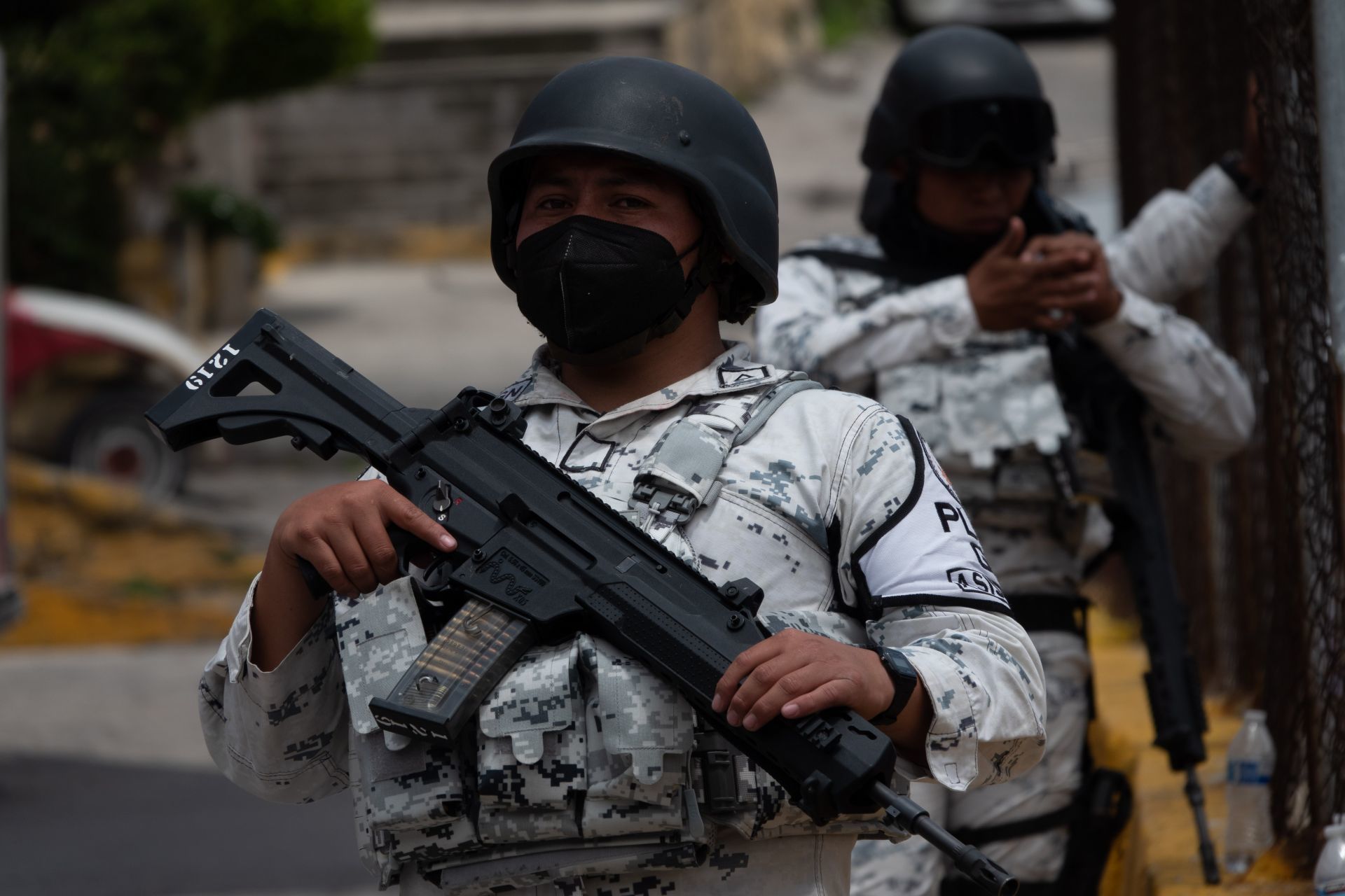 National Guard personnel in security tasks.  PHOTO: GALO CAÑAS/CUARTOSCURO.COM