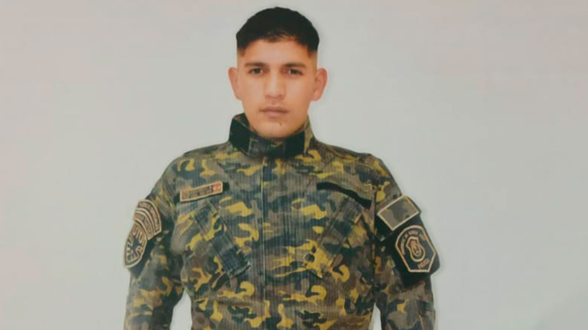 Nazareno Benjamín Zucarelli en uniforme