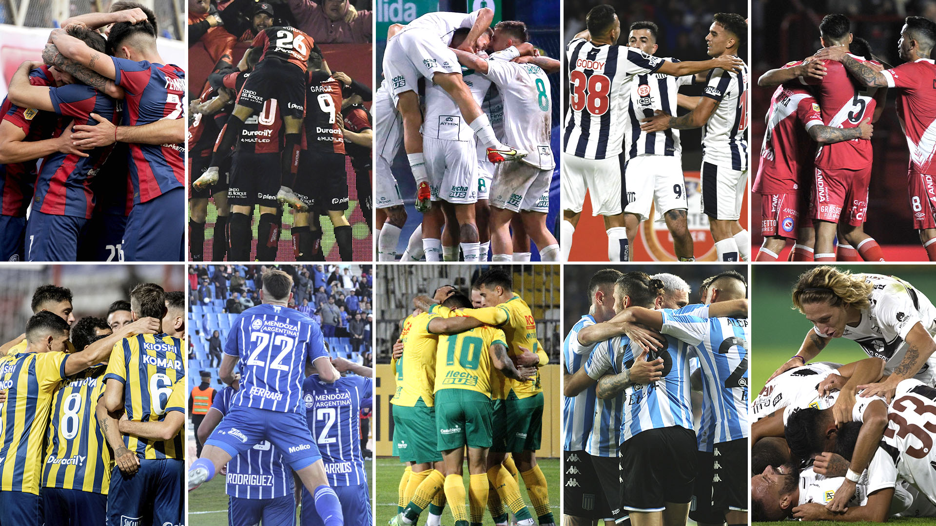 San Lorenzo-Rosario Central, Newell's-Godoy Cruz, Banfield-Defensa y Justicia, Talleres-Racing Argentinos-Platense, los otros partidos del día