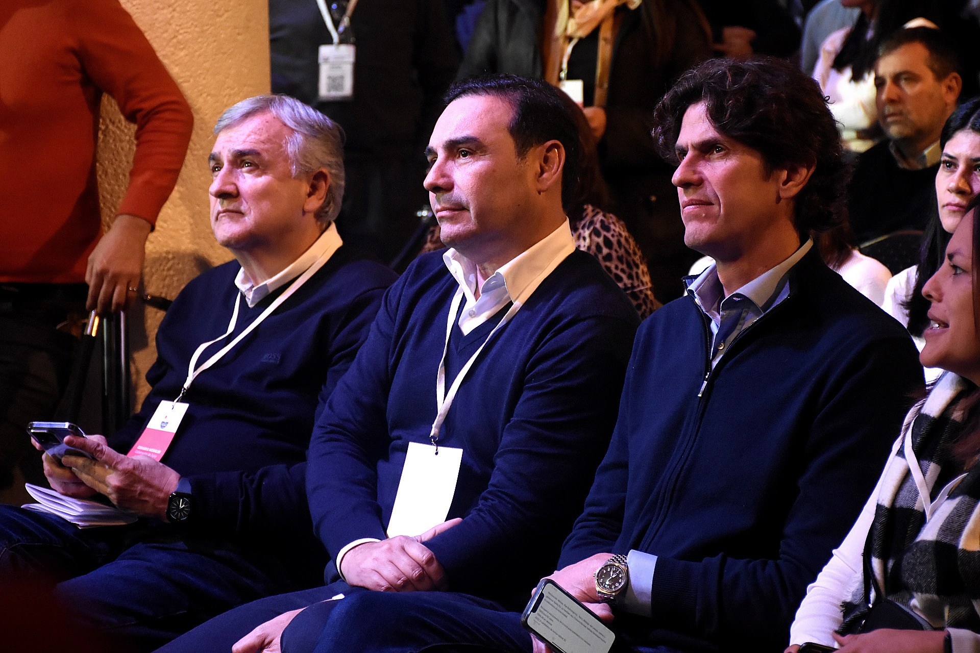 Gerardo Morales, Gustavo Valdés y Martín Lousteau en la Convención de la UCR en Parque Norte 