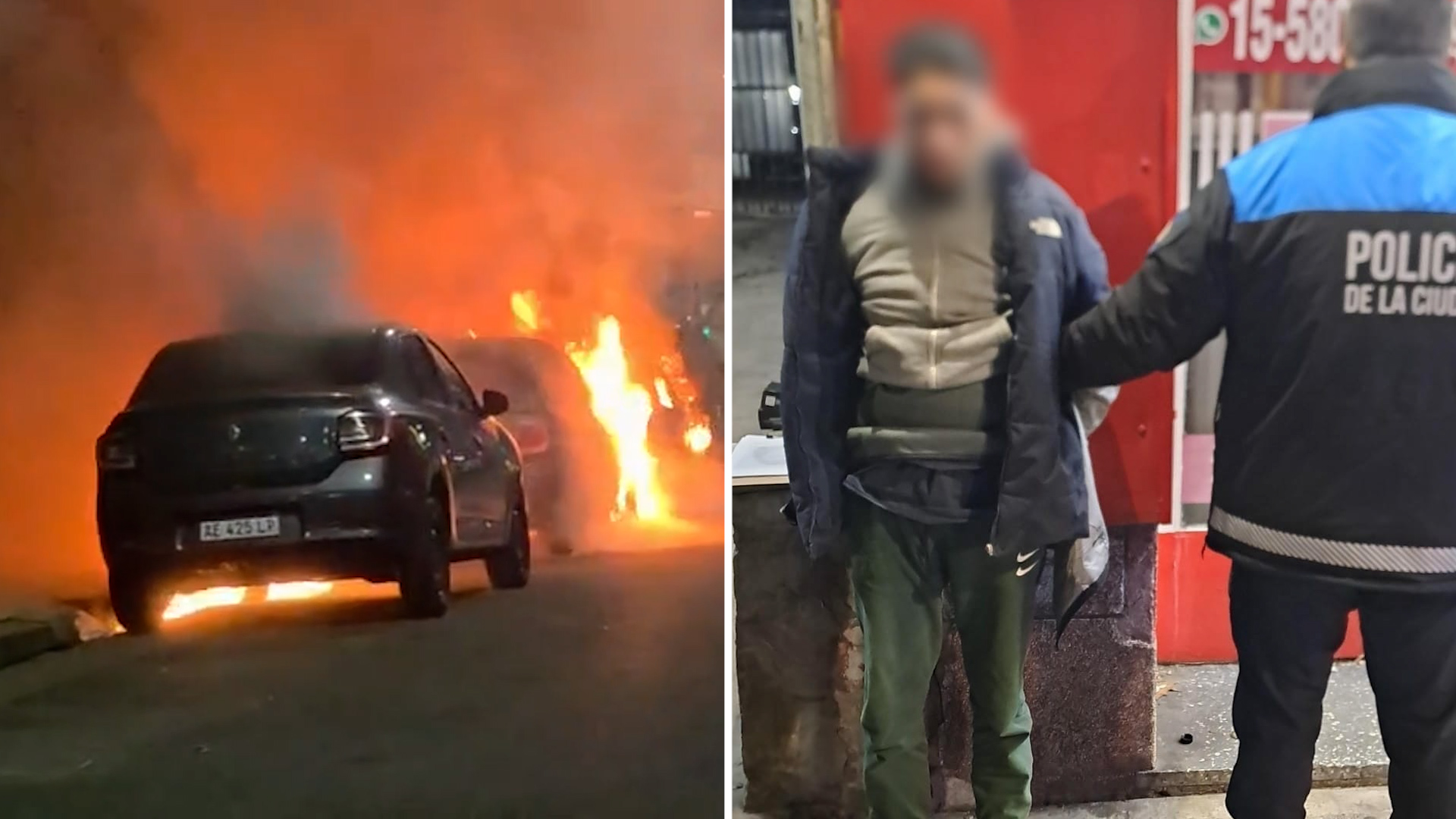 Prisi&oacute;n preventiva para un hombre que hab&iacute;a incendiado cuatro autos, dos comercios y una vivienda, en Caballito