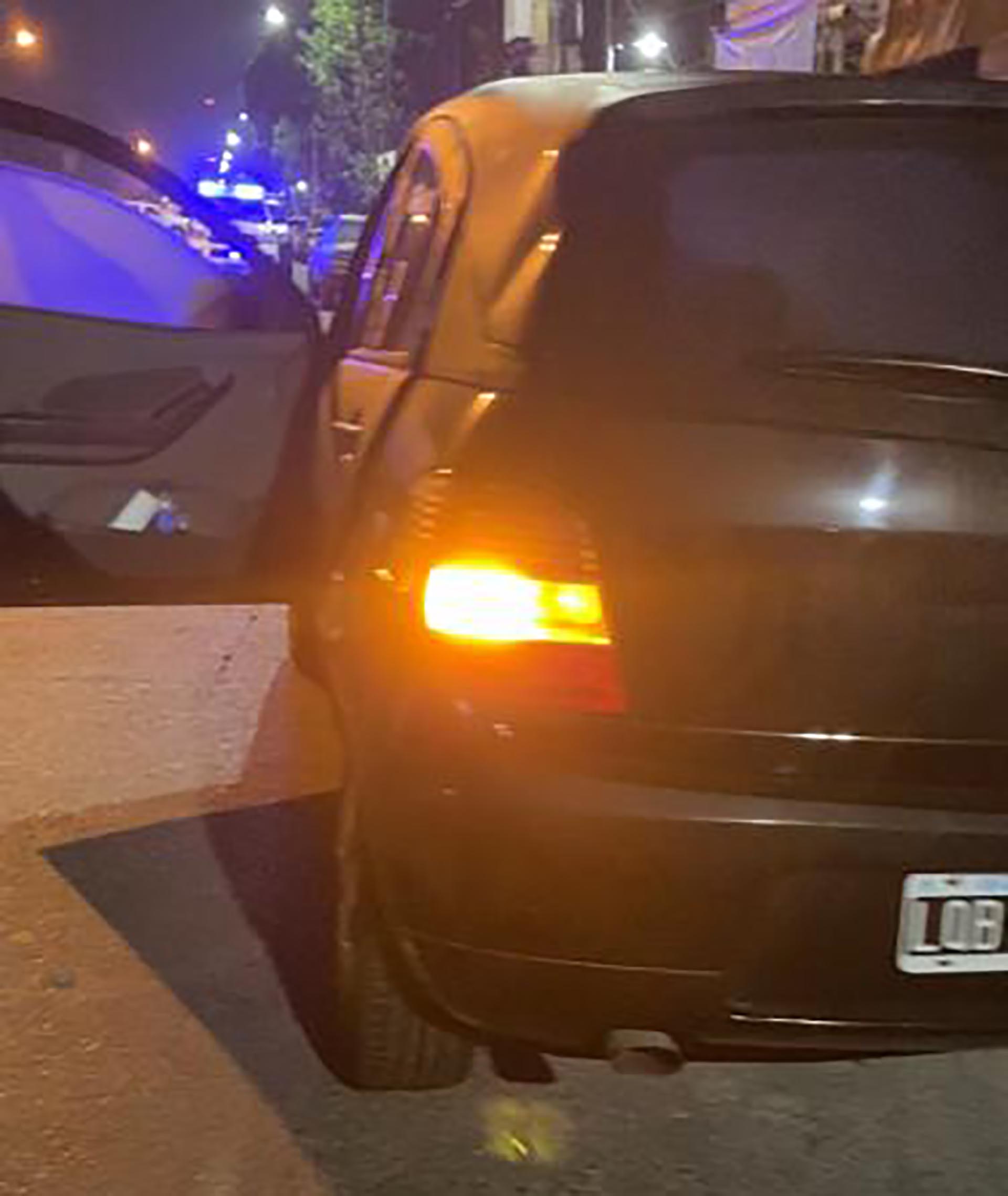 El auto del policía 