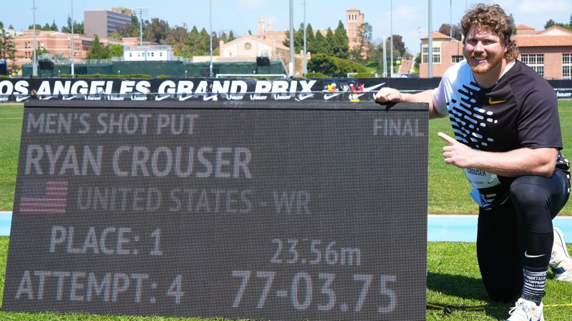 Ryan Crouser, in legend mode: new world record and best historical series
