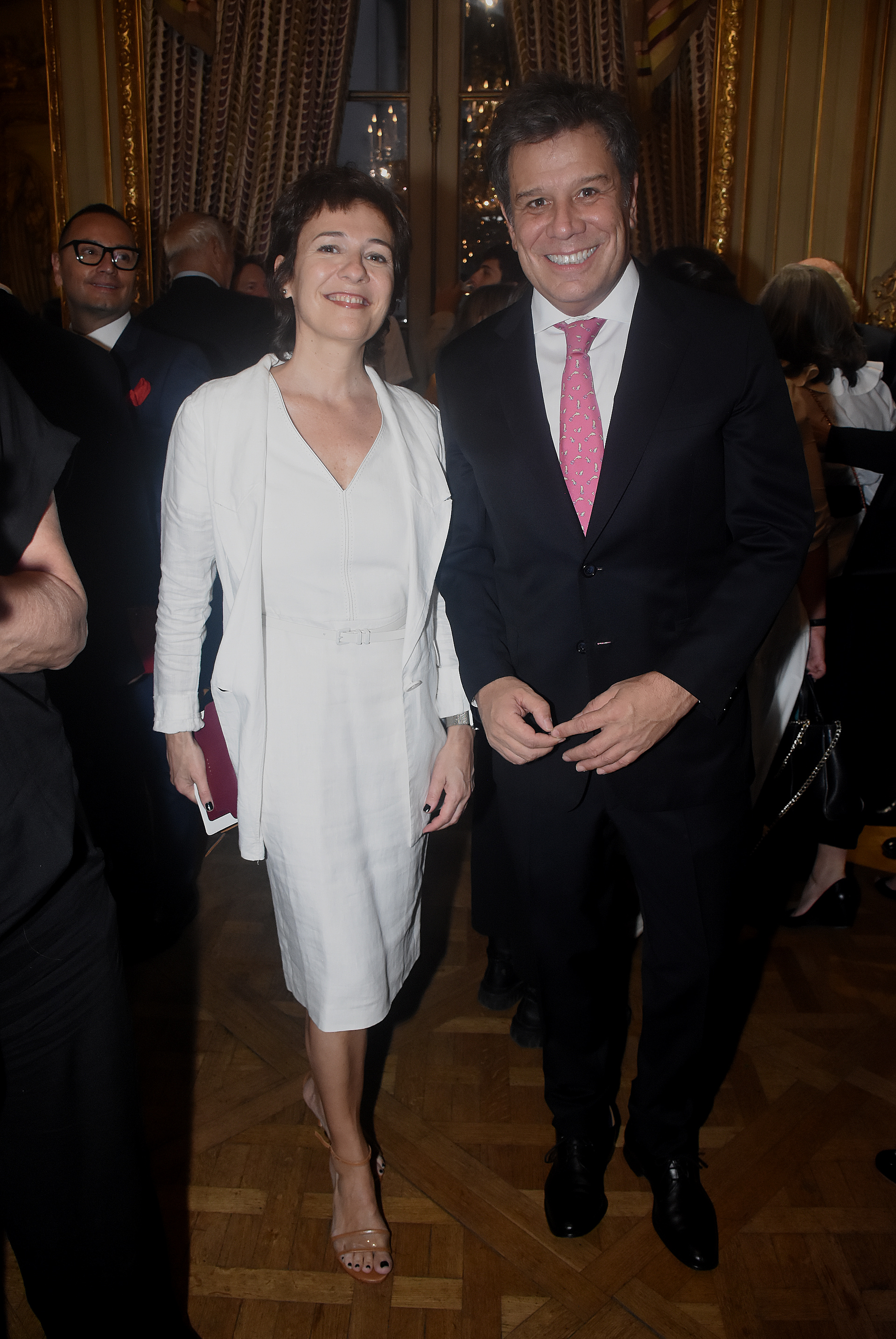 El diputado Facundo Manes y su esposa, Josefina Manes 