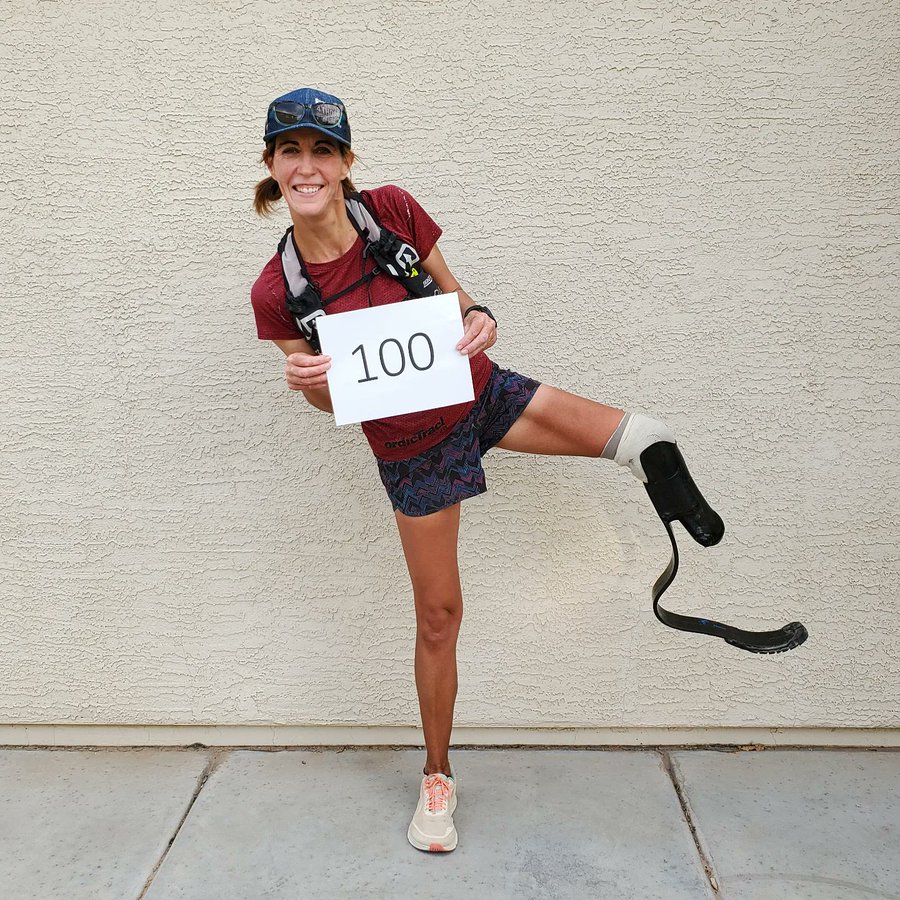 El objetivo para Jacky Hunt-Broersma en 2022 era muy claro: correr 102 maratones en 102 días (foto: Jacky Hunt-Broersma)