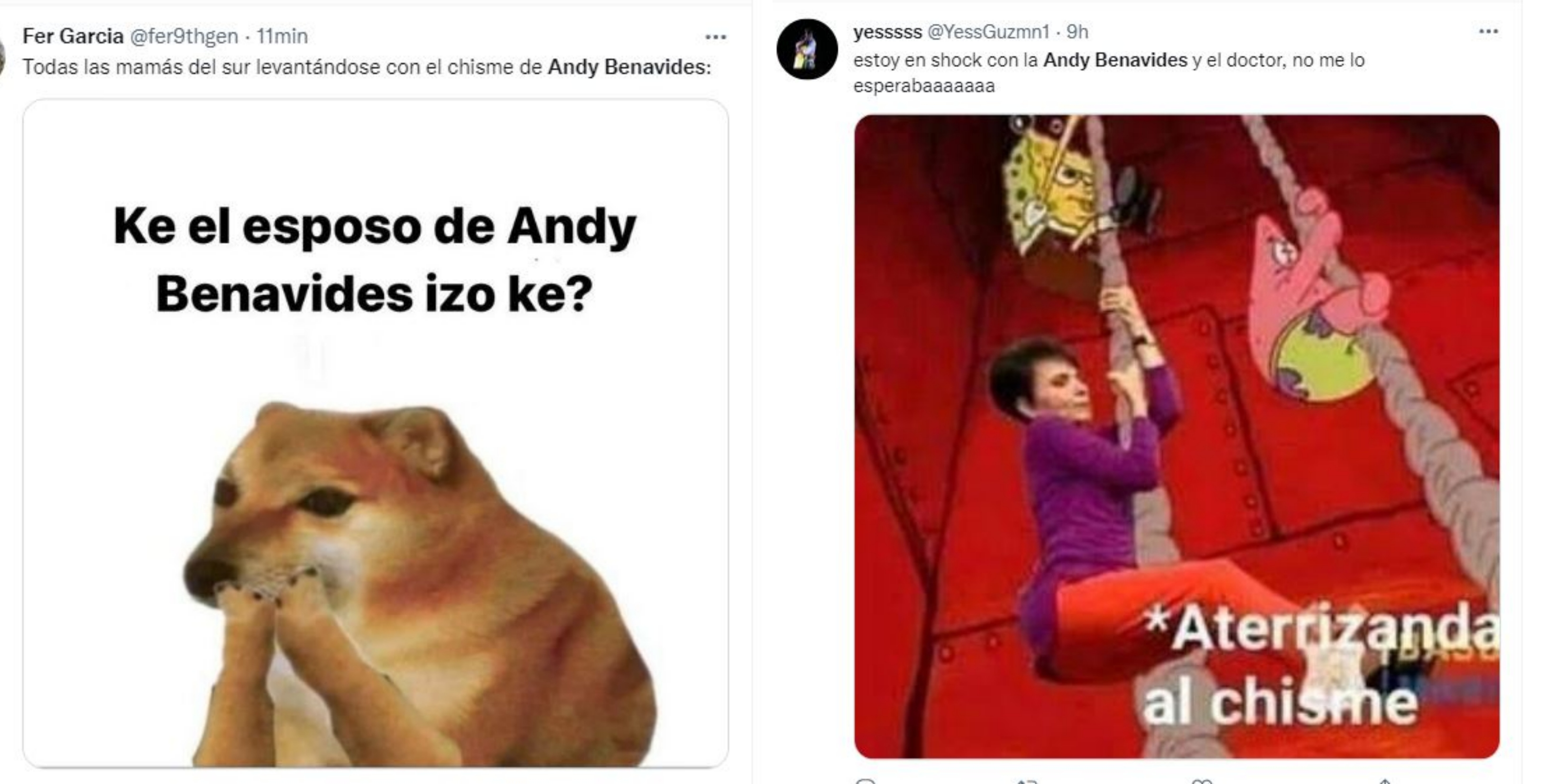 Andy Benavides: los memes más divertidos con los que usuarios reaccionaron a la polémica de Tavo y Octavio Leal