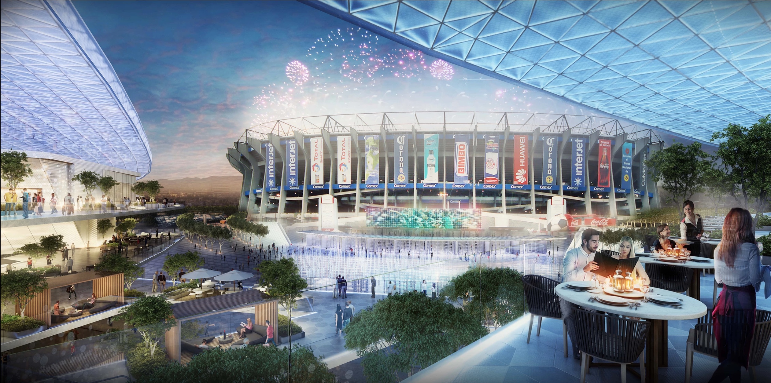 Al interior del proyecto Conjunto Estadio Azteca: cómo es la polémica remodelación rumbo al Mundial de 2026 (Foto: Diseño Conjunto Estadio Azteca)