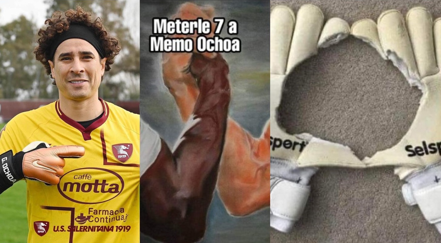 La afición se burló de Memo Ochoa por la goleada que recibió ante el Atalanta (Twitter/@fficialUSS1919/ capturas Twitter)