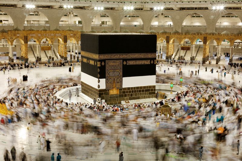 Photos D'Archives.  La Gran Mezquita Durante La Peregrinación Anual Del Haj, En La Ciudad Santa De La Meca, Arabia Saudita.  10 Juillet 2022. Reuters/Mohammed Salem