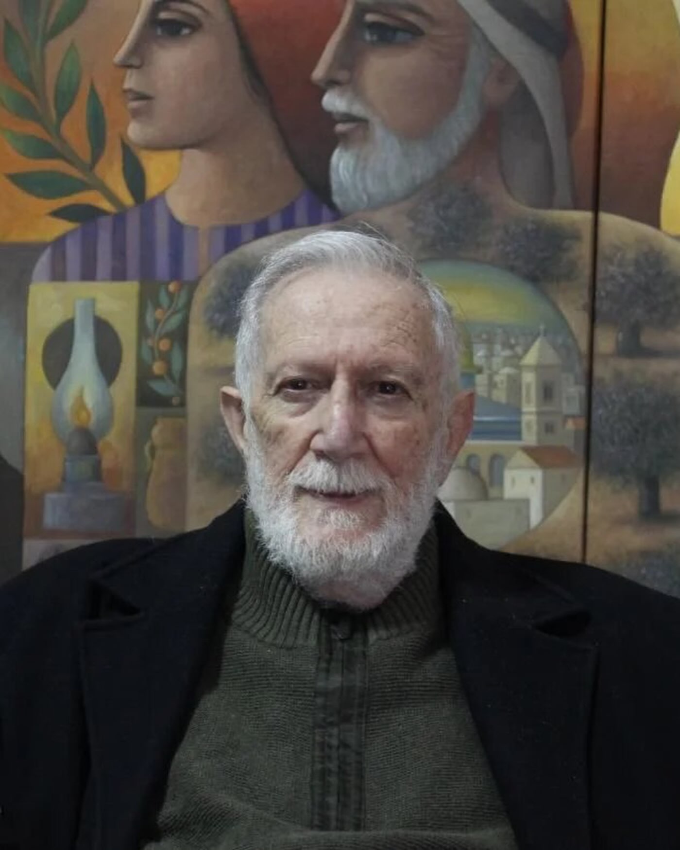 Murió el artista palestino Sliman Mansour, pintor y escultor con obra en el Museo Británico y el Guggenheim de Abu Dhabi