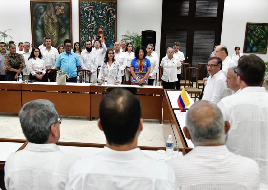 La reunión del presidente Gustavo Petro y el equipo negociador del ELN que arranca con el cese bilateral del fuego desde el pro4ximo 3 de agosto