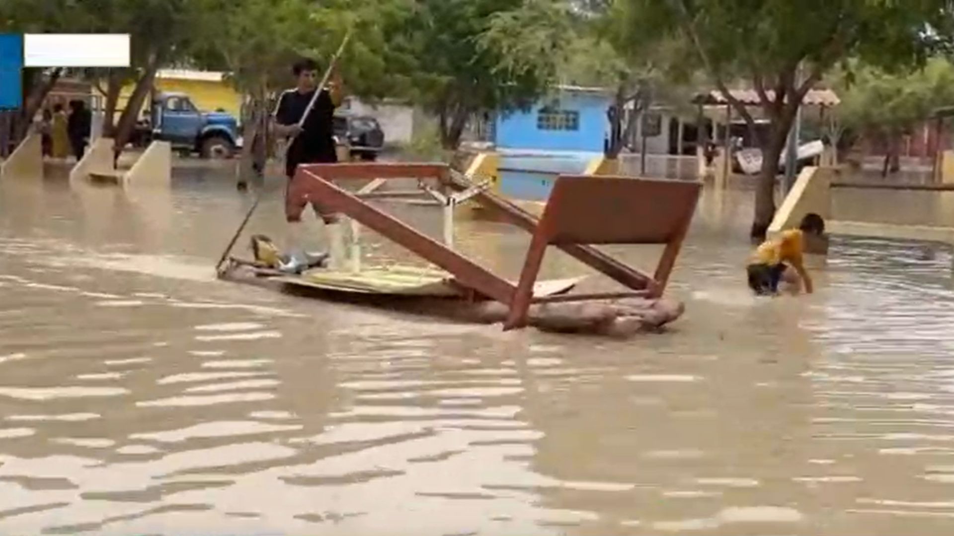 Las lluvias en Piura provocaron la inundación de las calles. (Canal N)