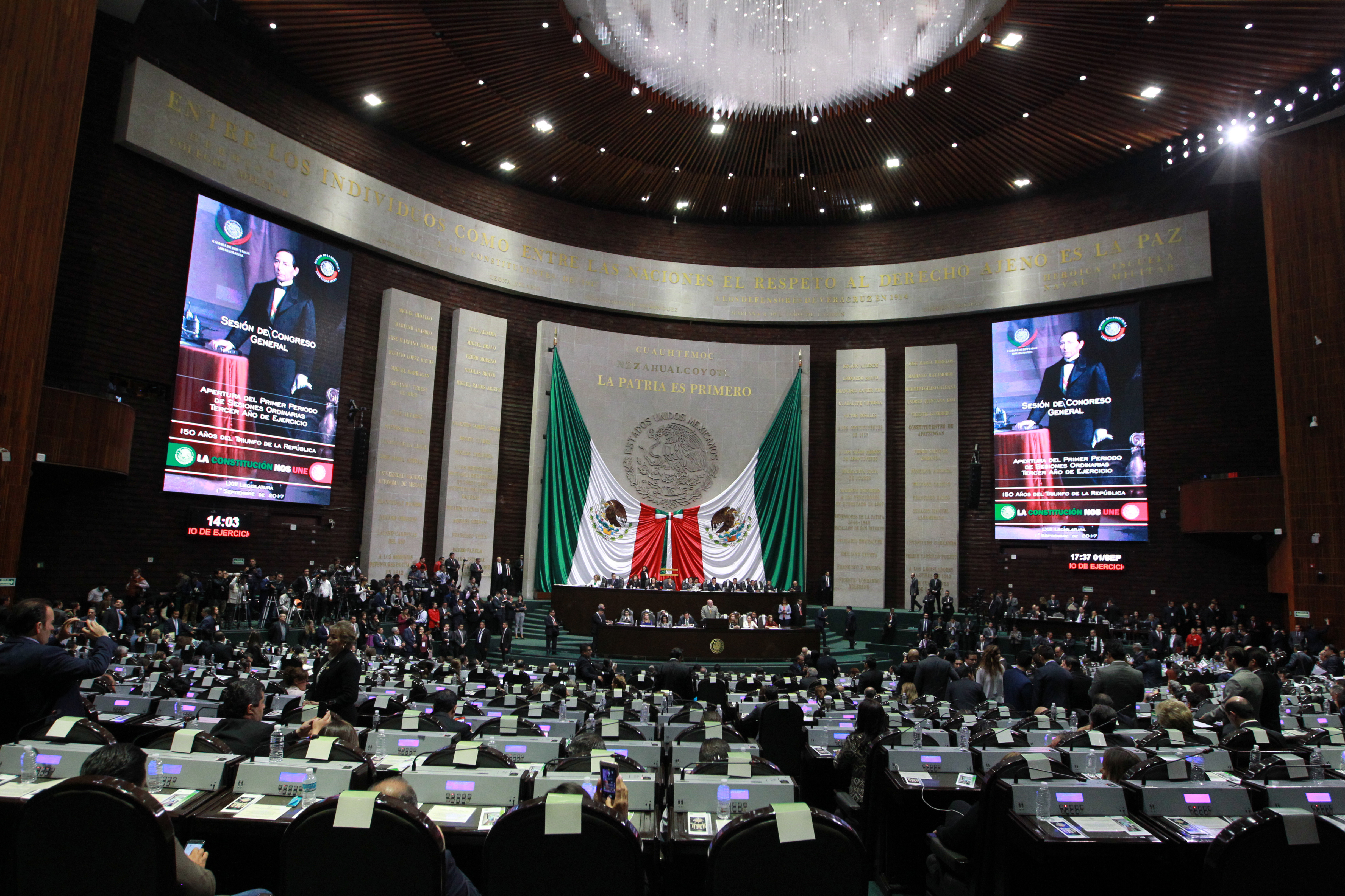 Vista general de La Cámara de Diputados, en Ciudad de México (México). EFE/Mario Guzmán/Archivo
