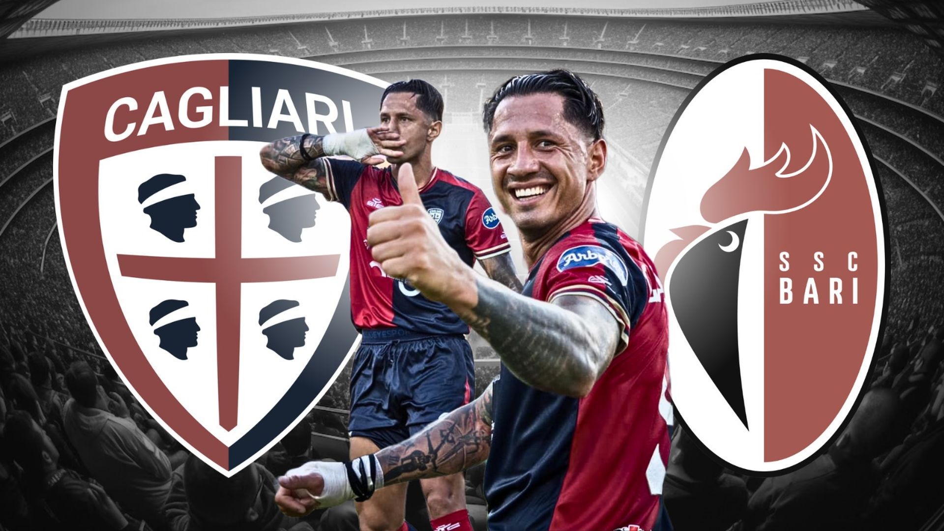 Cagliari vs Bari EN VIVO AHORA: con Gianluca Lapadula titular, 0-0 por final ida de ascenso en Serie B