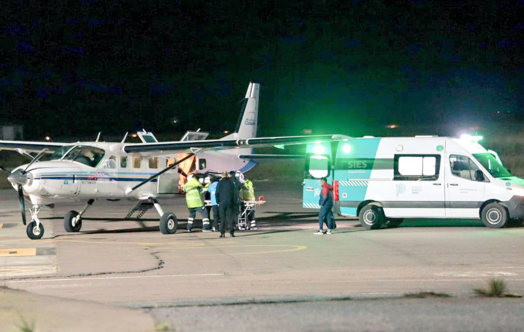 Un niño atacado por tres rottweilers en Bahía Blanca fue trasladado en avión sanitario a Mar del Plata: está en terapia