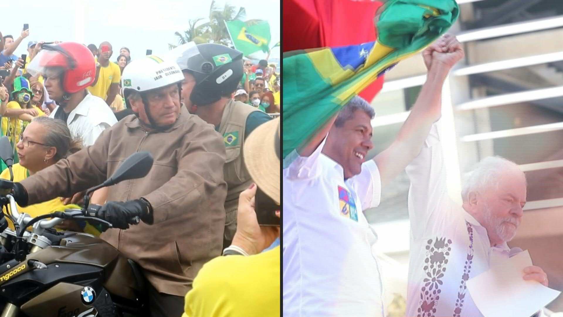 Mítines De Lula Y Bolsonaro En Salvador De Bahía A Tres Meses De Las