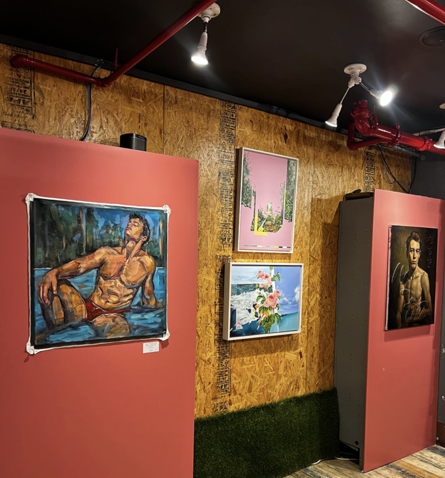 Con curaduría de Alex Guerra, dueño del hotel Gaythering, Art Gaysel participó en Miami Art Week.