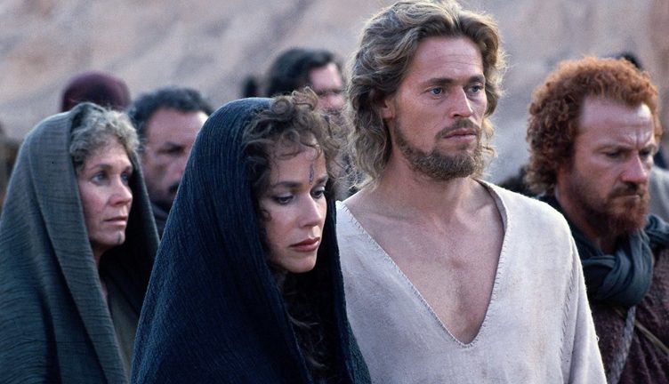 Willem Defoe y Barbara Hershey en "La última tentación de Cristo", de Martin Scorsese