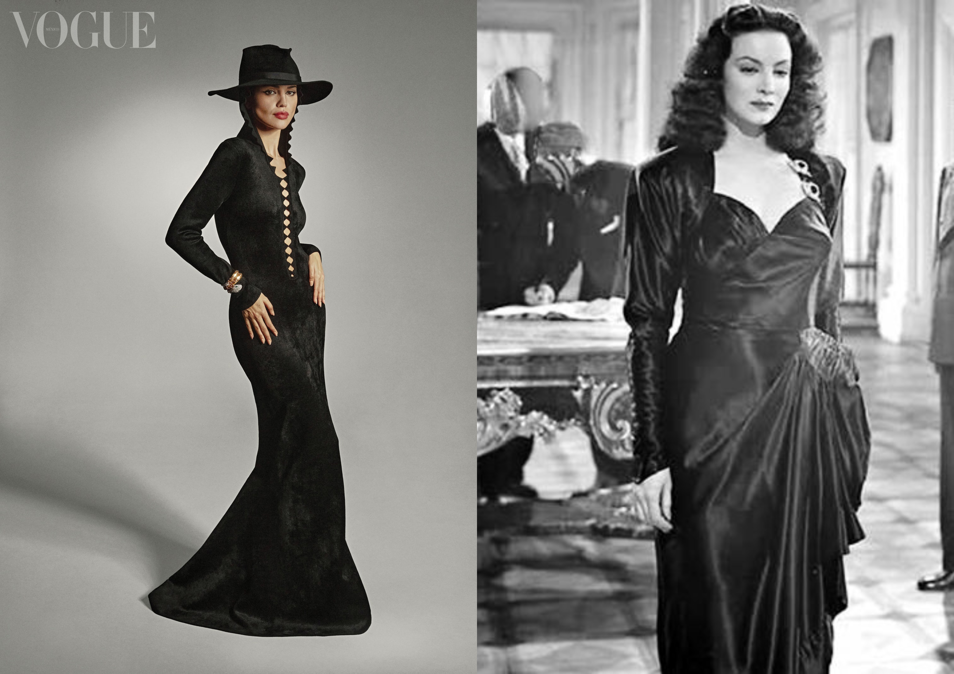 La elegancia y sofisticación son elementos que Eiza y el equipo de Vogue emularon al evocar a 'La doña' (Foto: Vogue - Archivo)