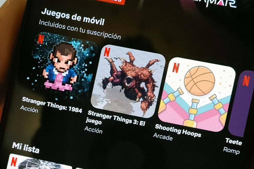 Juegos de Netflix en App Store. (foto: Xataka)