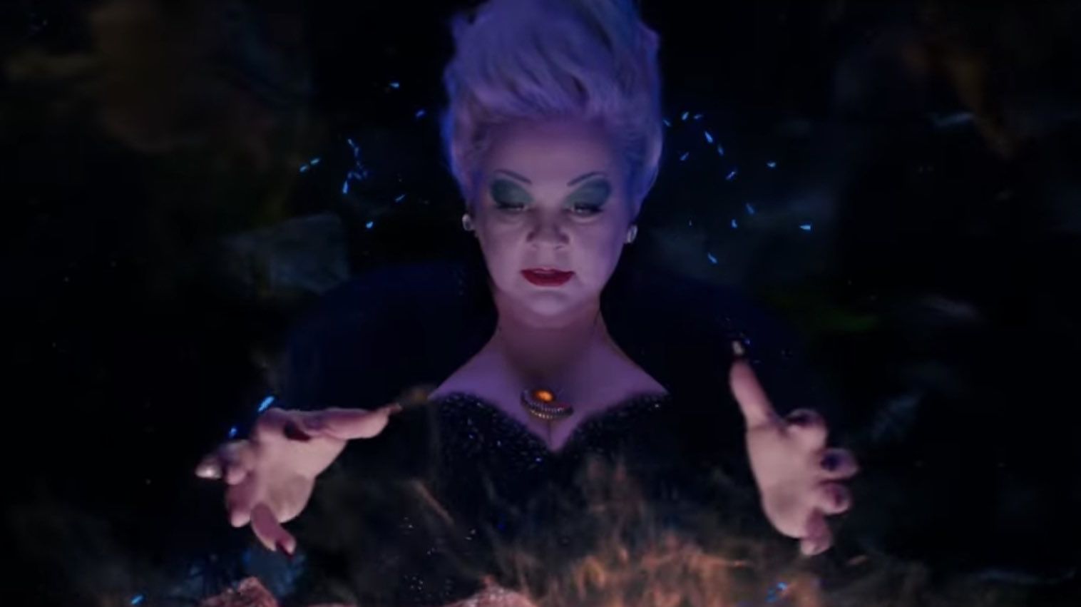 Melissa McCarthy interpreta a la villana Úrsula, quien hace un trato con Ariel para robar su melodiosa voz. (Disney)