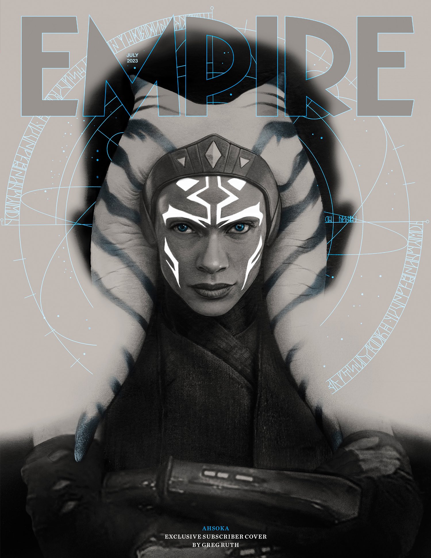 "Ahsoka" es portada de la última edición de la revista Empire. (Disney+)