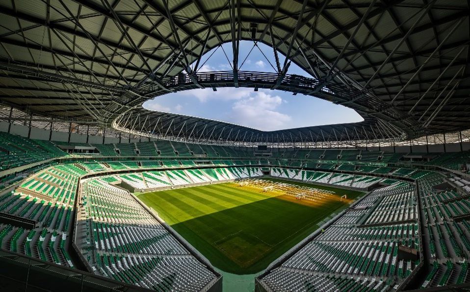Este estadio tiene capacidad para 40 mil personas.