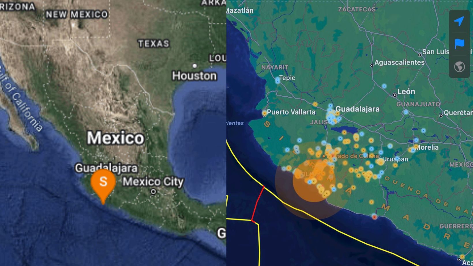 Se registró sismo con magnitud de 4.7 en los límites de Michoacán y Colima