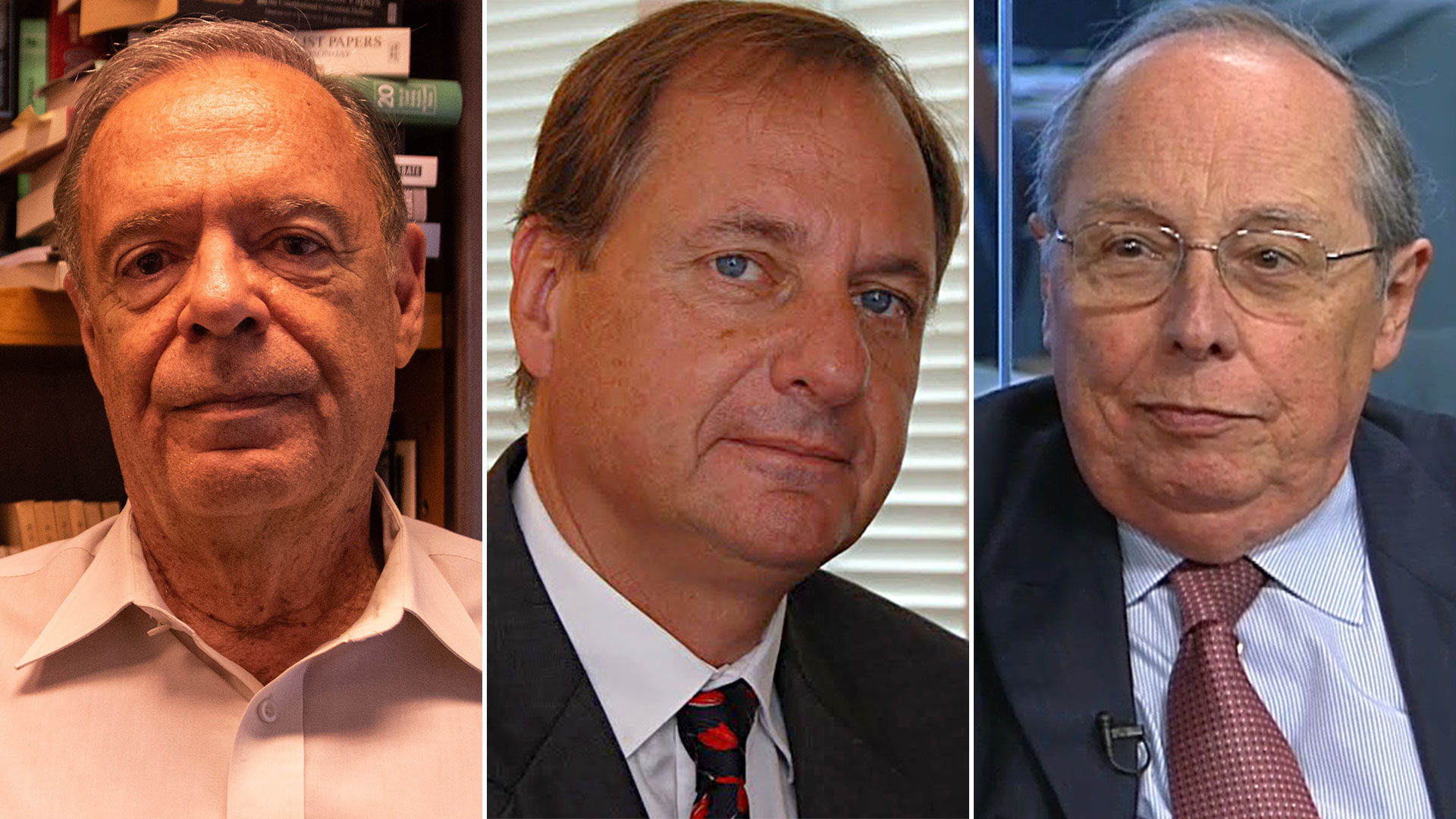 Roque Fernández, Pablo Guidotti y Guillermo Calvo, los economistas que impulsaron el pedido al Fondo Monetario