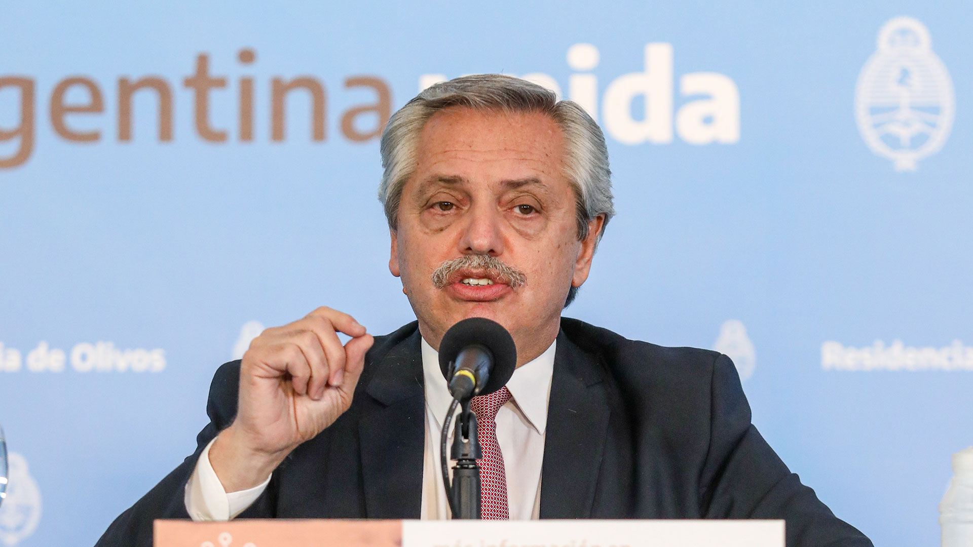 El presidente Alberto Fernández (Presidencia)