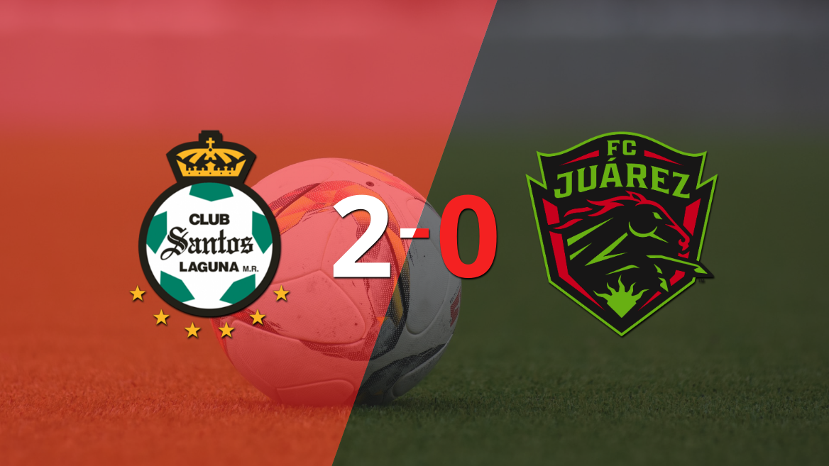 En su casa, Santos Laguna le ganó a FC Juárez por 2-0