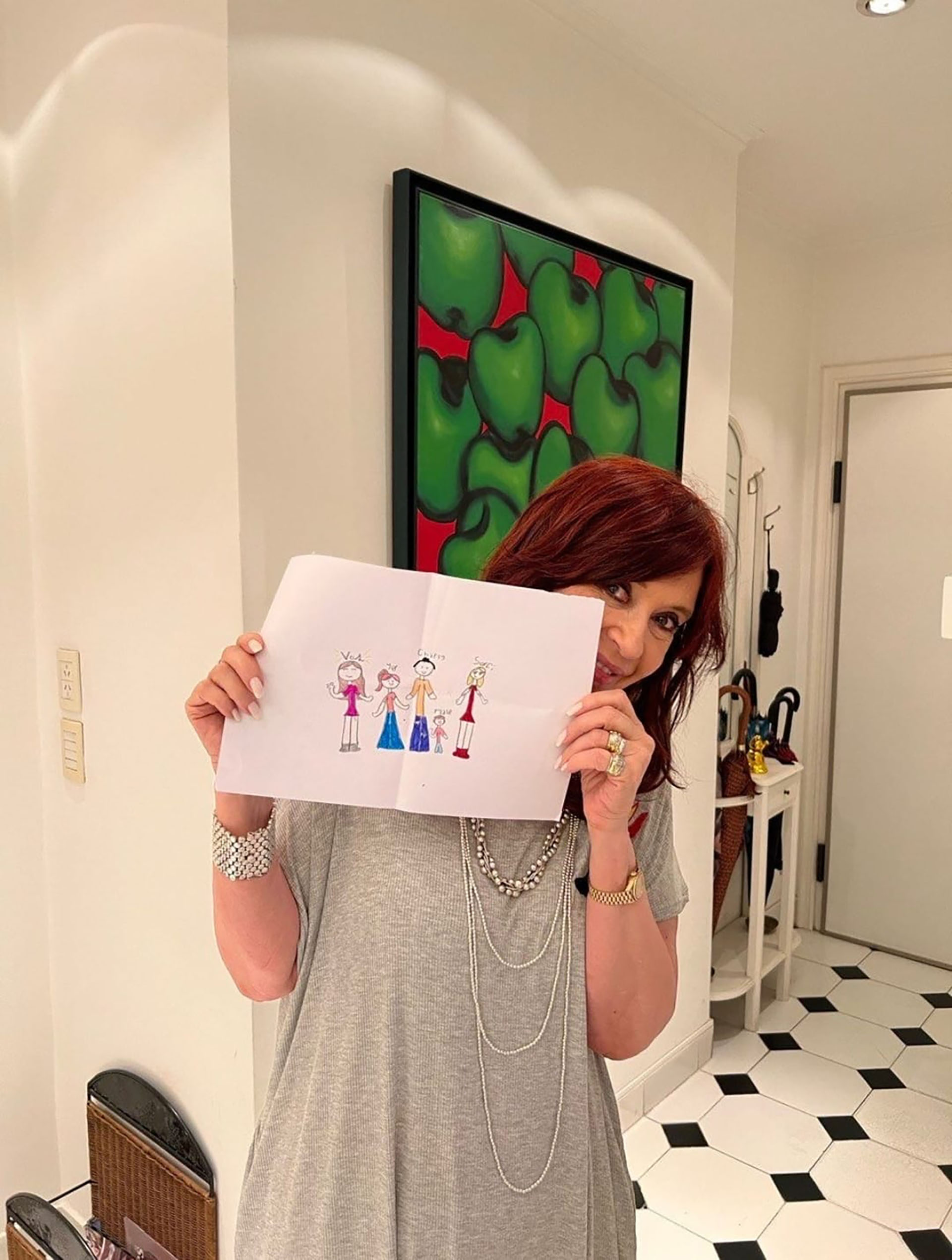Su hija le envió un dibujo a Cristina Kirchner y la respuesta que recibió emocionó a la pequeña: la historia detrás del gesto de CFK (Gentileza Carlos Pisoni)