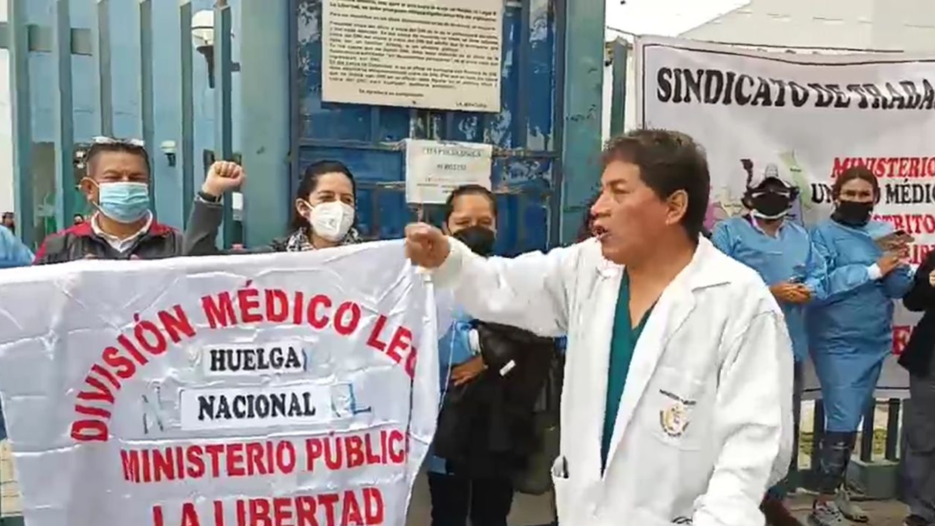 División Médico Legal del Ministerio Público inicia huelga en La Libertad