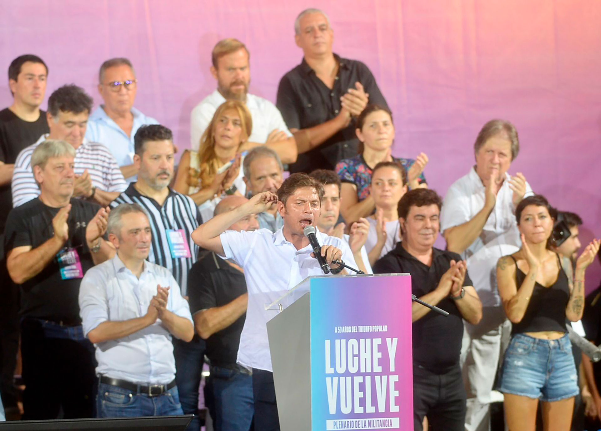 El último sábado el kirchnerismo lanzó el "operativo clamor" para que Cristina Kirchner sea candidata a presidenta (Aglaplata)