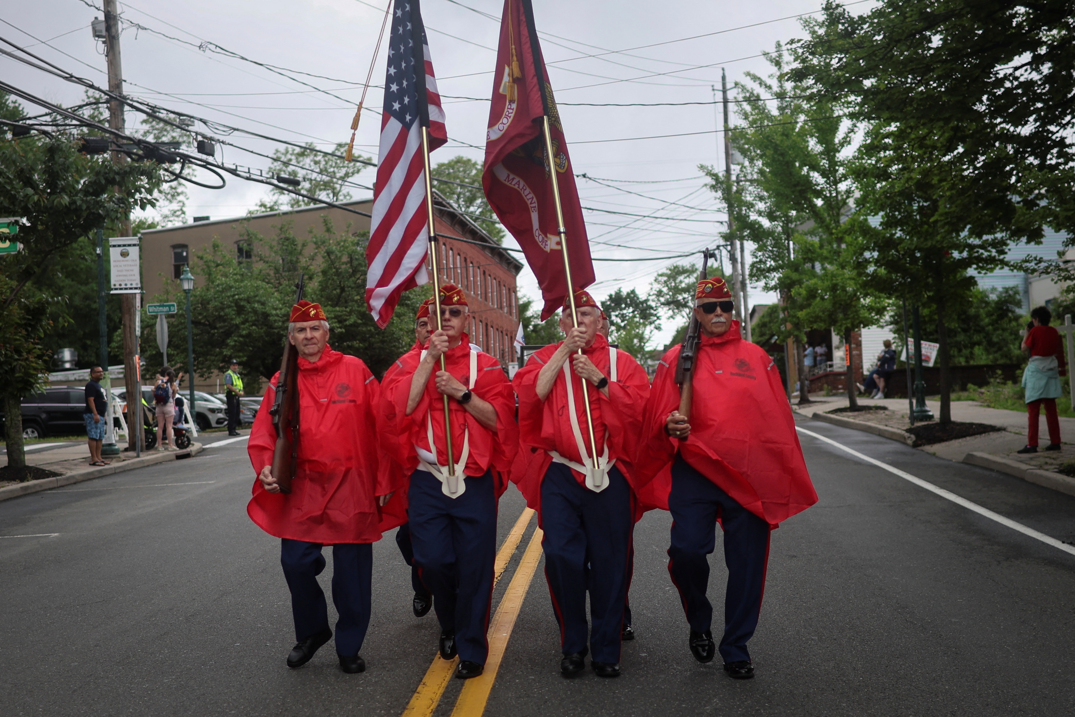 Desfile por el Día de los Caídos en Congers, estado de Nueva York
