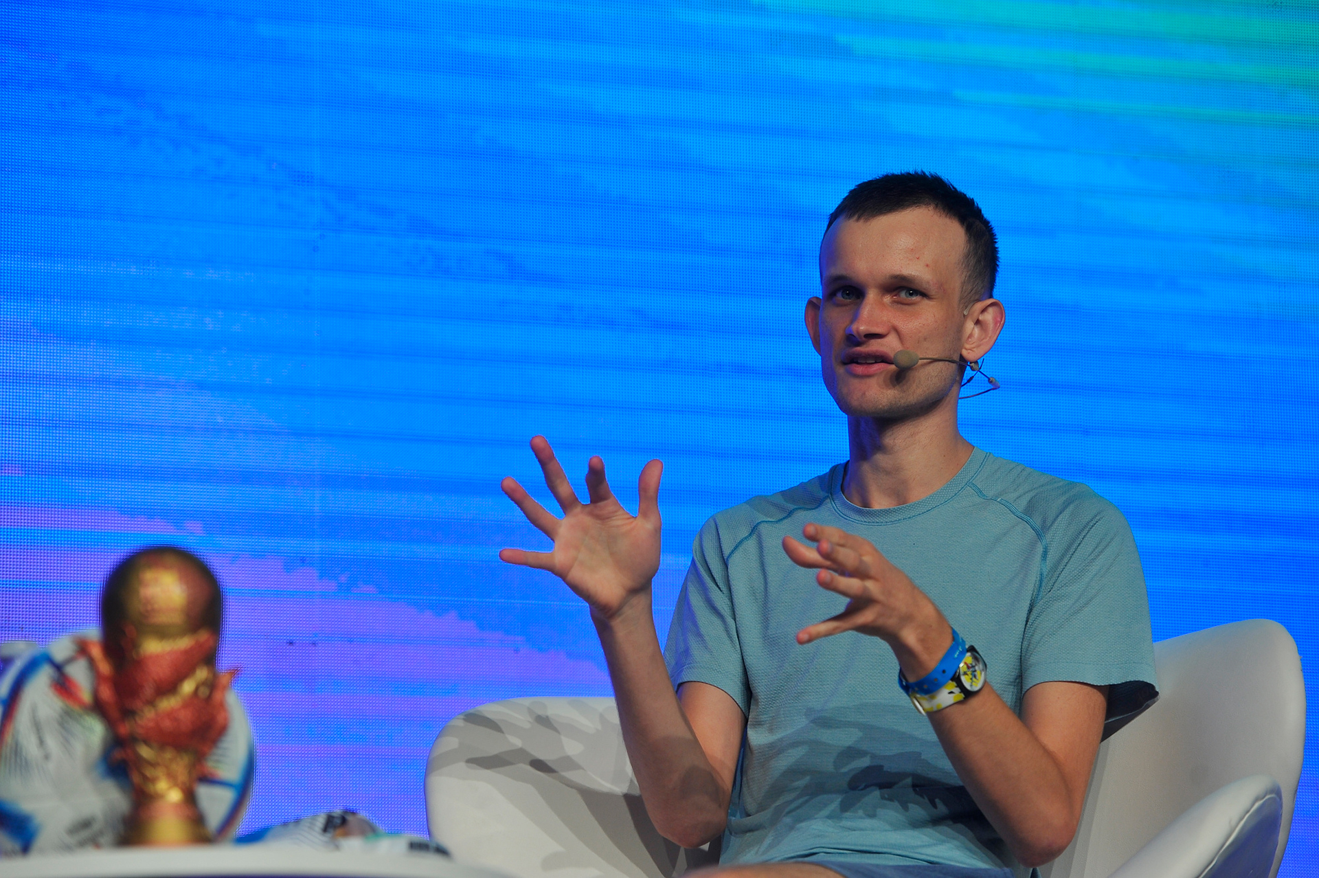 Vitalik Buterin fue uno de los oradores principales de Labitconf, la conferencia cripto que se celebra en Costa Salguero