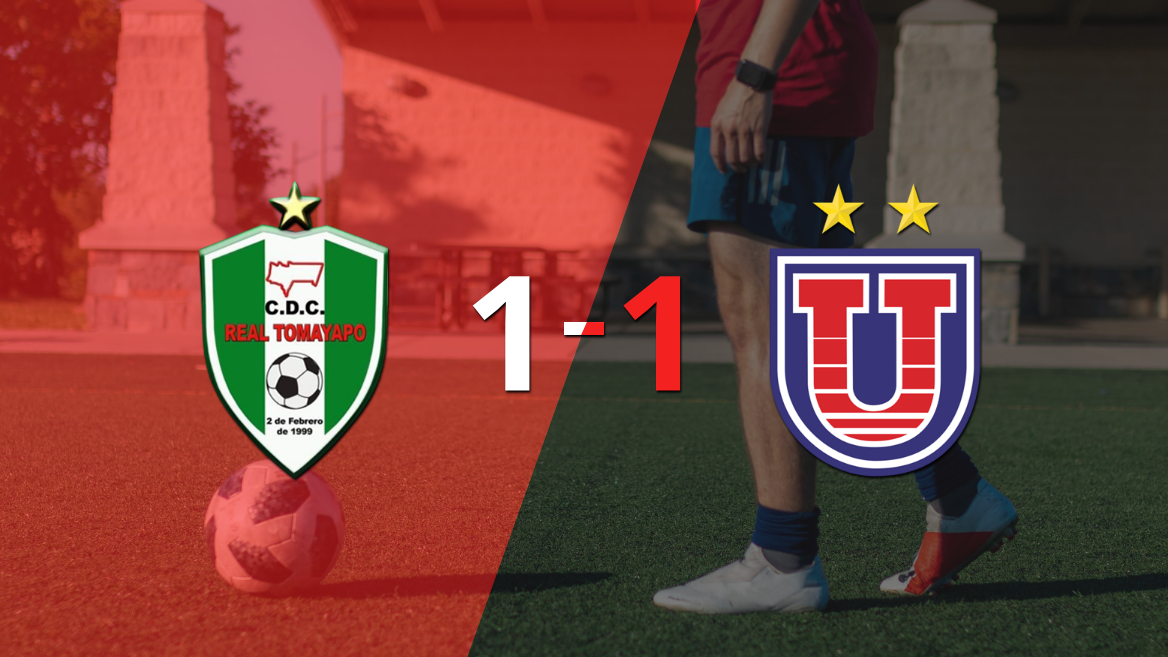 Reparto de puntos en el empate a uno entre Real Tomayapo y Universitario (Sucre)