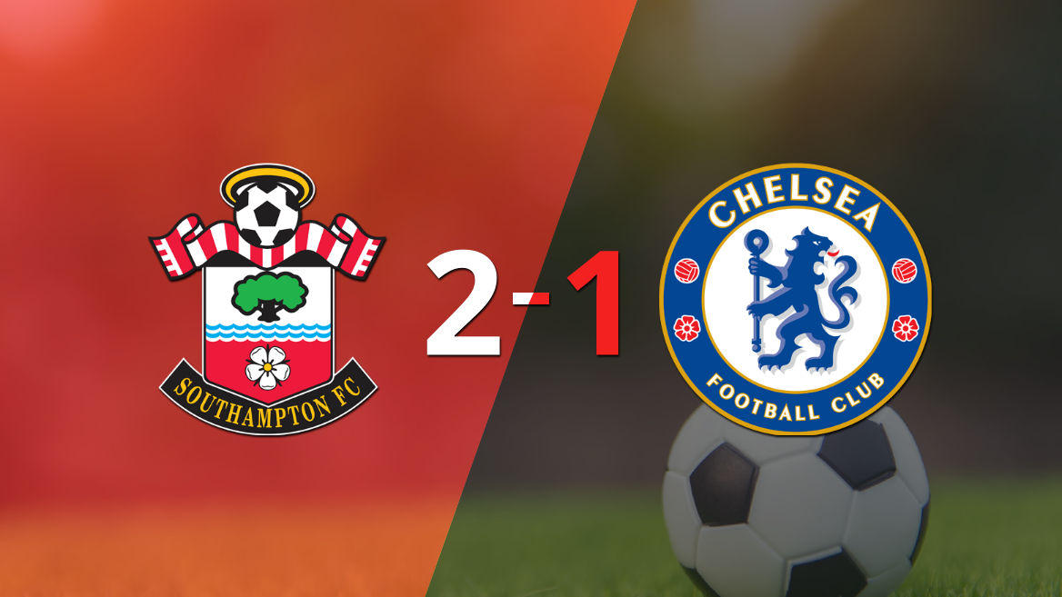 Southampton sacó los 3 puntos en casa al vencer 2-1 a Chelsea