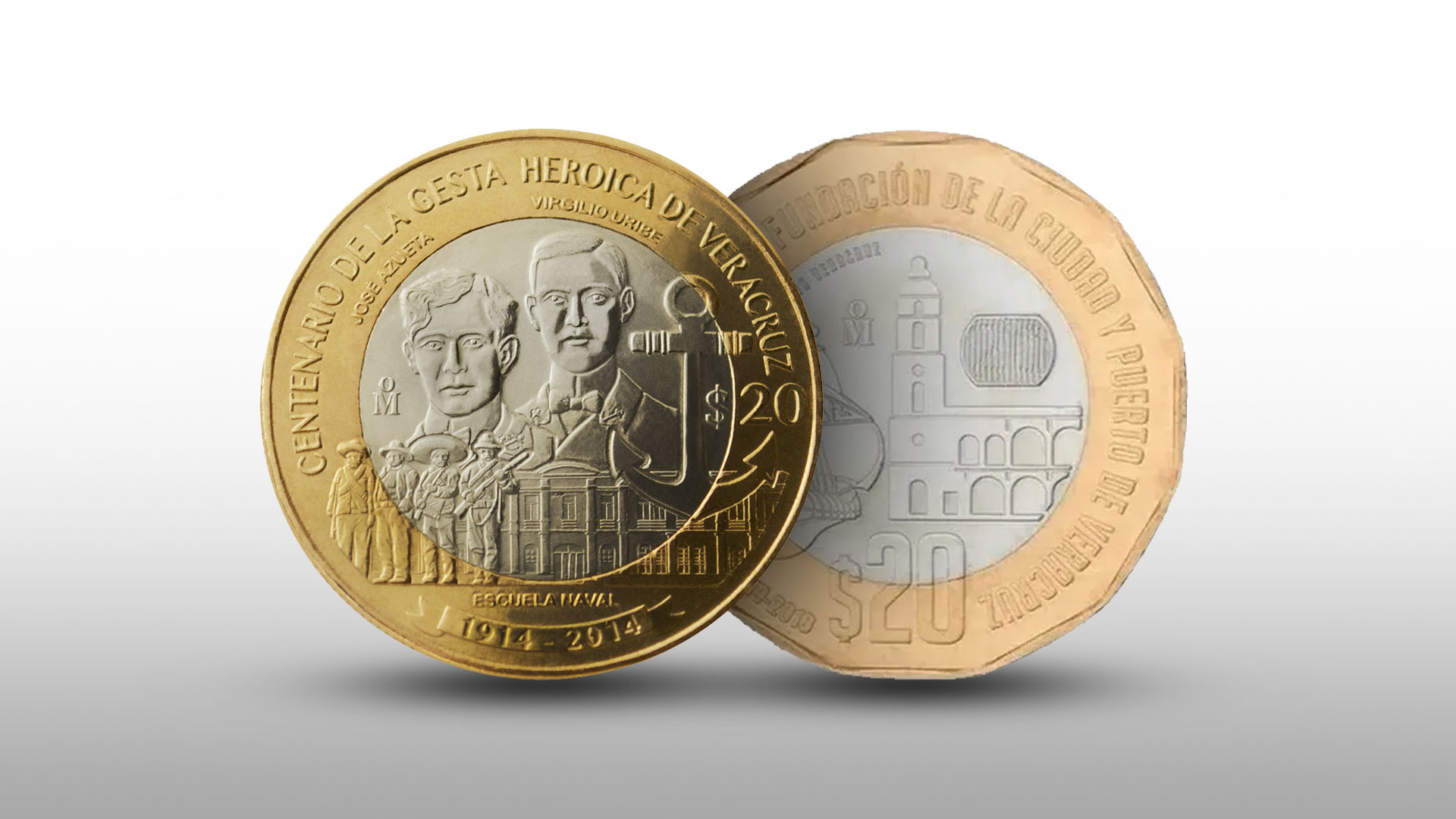 Dos monedas conmemorativas de Veracruz se venden en más de 90 mil pesos por internet 