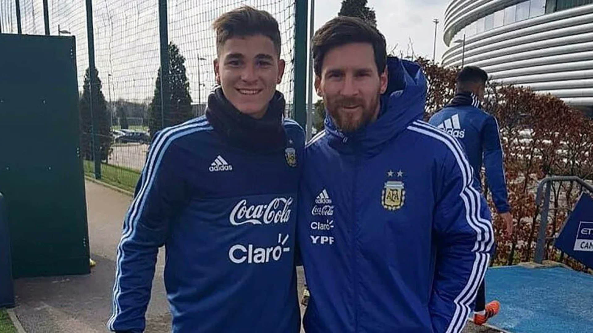 Álvarez logró convertirse en compañero de Messi, a quién admira desde su infancia (Diego Borinsky)