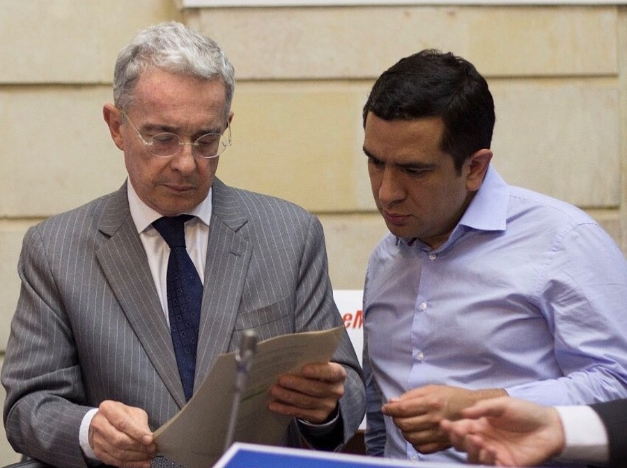Álvaro Uribe descarta a Edward Rodríguez como candidato del Centro Democrático