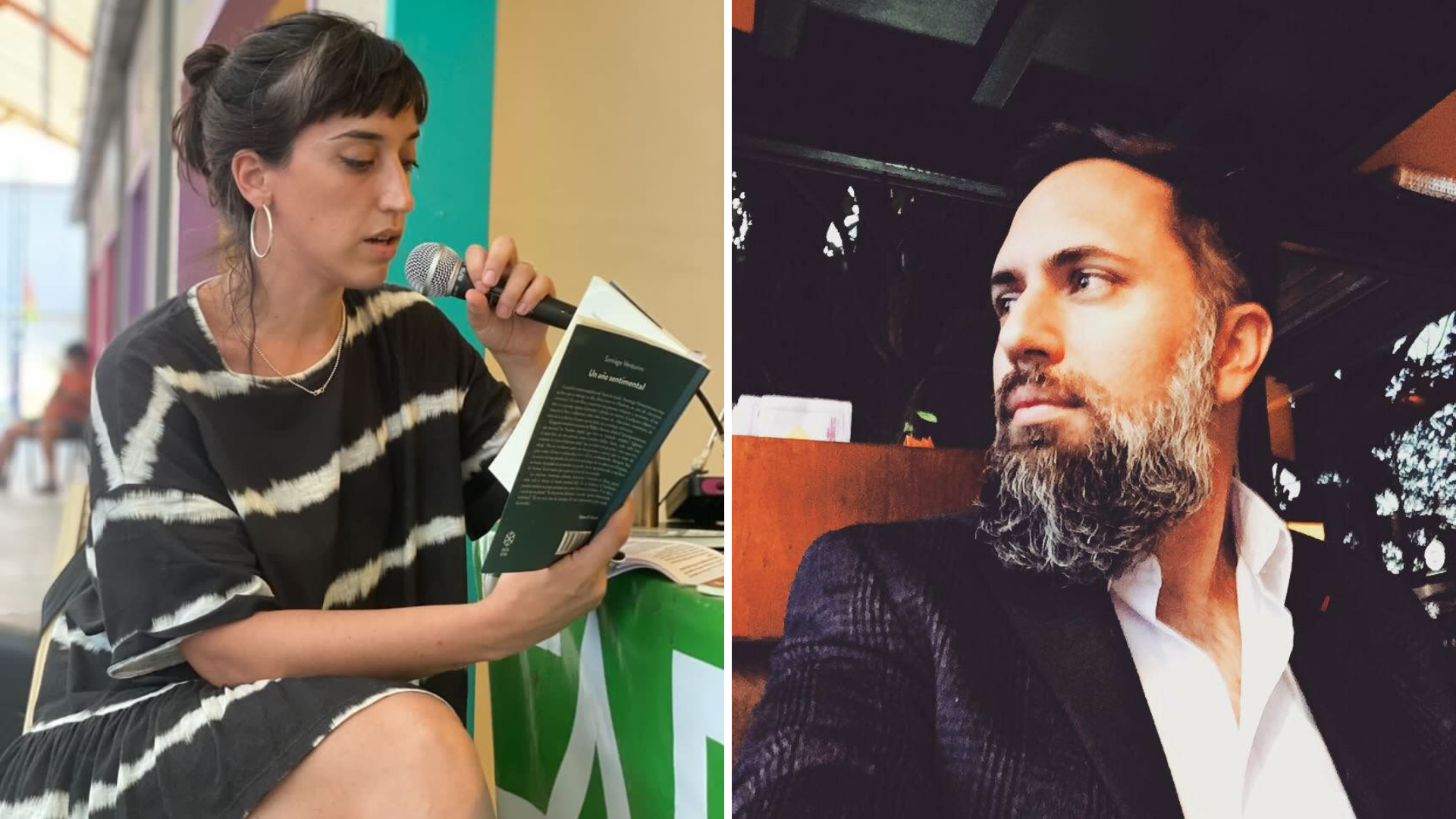 Inés Kreplak y Facundo Abalo, dos de los ideólogos de la escuela de libreros