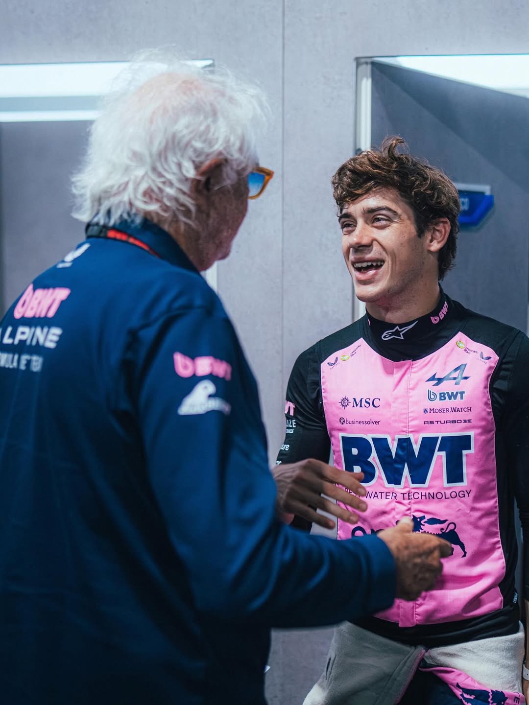 El posteo de Briatore con Colapinto luego de clasificar 10? en el GP de Canad&aacute; de la F1: 
